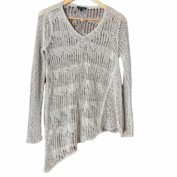 Eileen Fisher Open Weave Crochet Sweater. Size S - Picture 1 of 7